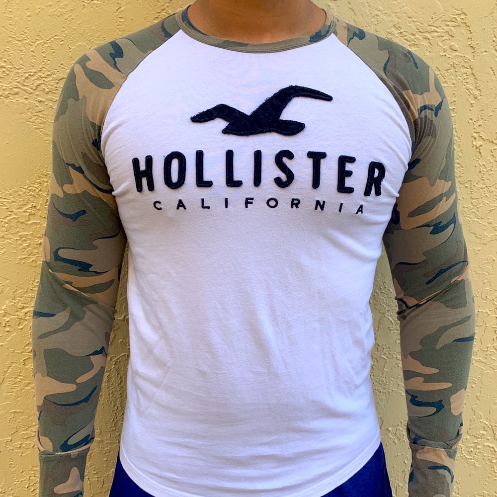 Camo Hollister long sleeve
